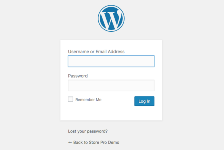 Log into your WordPress site